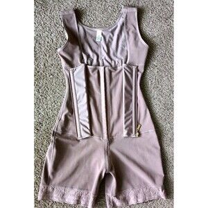 Faja Tummy Tuck Compression Garment Shapewear Bodyshaper Size XL  Rosy Brown New